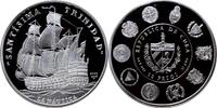 10 pesos Cuba 10 pesos 2002, PROOF, Ibero-America - Santisima Trinidad silver coin -