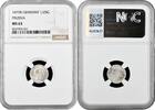 1/2 silbergroschen 1870 B  Prussia   1870 B, NGC MS63,  King Wilhelm I (1861 - 1888)  Prussia   1870 B, NGC MS63,  King Wilhelm I (1861 - 1888) 