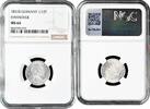 1/12 thaler 1851 B  Hannover   1851 B, NGC MS64,  King Ernst August I (1837 - 1851)  Hannover   1851 B, NGC MS64,  King Ernst August I (1837 - 18...