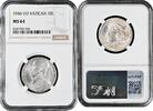 10 lire 1946  Vatican City   1946, NGC MS64,  Pope Pius XII (1939 - 1958)  silver coin Vatican City   1946, NGC MS64,  Pope Pius XII (1939 - 1958...