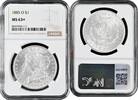 1 Dollar USA 1 Dollar 1885 O, NGC MS63+, Morgan Dollar silver coin -