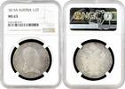 1/2 thaler Austria 1/2 thaler 1815 A, NGC MS63, Emperor Franz II (1806 - 1835) -