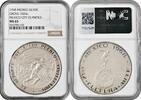 medal Mexico silver medal 1968, NGC MS65, Mexico City Olympics GROVE-1024a -