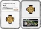 20 francs Switzerland 20 francs 1926 B, NGC MS65, Confoederatio Helvetica (1917 - 1967) KEY DATE -