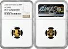 1000 tugrik Mongolia 1000 tugrik 2006, NGC PF69 UC, Wolfgang Amadeus Mozart Top Pop -
