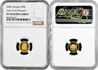 50 shillings Somalia 50 shillings 2002, NGC PF70 UC, Gold of the Pharaohs Top Pop gold coin -