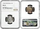 1 bolivar Venezuela 1 bolivar 1960, NGC MS65, Republic of Venezuela (1953 - 1999) -