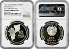 250 meticais 1985  Mozambique   1985, NGC PF69 UC,  10th Anniv. of Independence  Top Pop Mozambique   1985, NGC PF69 UC,  10th Anniv. of Independ...