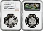 AFRICA 200 shillings Tanzania 200 shillings 1997, NGC PF70 UC, Wildlife of Africa - Water Buffalo -