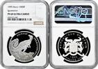 AFRICA 1000 francs Benin 1000 francs 1995, NGC PR69 UC, Pre-History - Iguanodon Top Pop 1/0 -