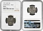 ASIA 10 kip Laos 10 kip 1991, NGC MS67, Endangered Wildlife, Tiger -