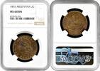 SOUTH AMERICA 2 centavos 1893 Argentina 2 centavos 1893, NGC MS64 BN, 'A... 252.73 US$  +  45.01 US$ shipping