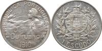 EUROPE 1 escudo 1910 Portugal 1 escudo 1910, UNC, 'Birth of the Republic... 252.73 US$  +  45.01 US$ shipping