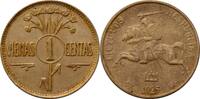 EUROPE 1 centas 1925 Lithuania 1 centas 1925, UNC, 'First Republic (1925... 45.01 US$  +  45.01 US$ shipping