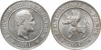 EUROPE 20 centimes 1861 Belgium 20 centimes 1861, UNC, 'King Leopold I (... 91.17 US$  +  45.01 US$ shipping