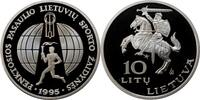 EUROPE 10 litu 1995 Lithuania 10 litu 1995, PROOF, '5th World Lithuanian... 102.71 US$  +  45.01 US$ shipping