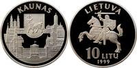EUROPE 10 litu 1999 Lithuania 10 litu 1999, PROOF, 'Lithuanian Cities - ... 114.25 US$  +  45.01 US$ shipping