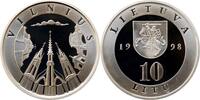 EUROPE 10 litu 1998 Lithuania 10 litu 1998, PROOF, 'Lithuanian Cities - ... 114.25 US$  +  45.01 US$ shipping
