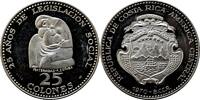 NORTH & CENRAL AMERICA 25 colones 1970 Costa Rica 25 colones 1970, PROOF... 495.07 US$  +  45.01 US$ shipping