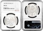 EUROPE 5 francs 1867 BB France 5 francs 1867 BB, NGC MS62, 'Emperor Napo... 5,994.99 元  ＋  304.04 元 运费