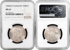EUROPE 1 forint 1868 Hungary 1 forint 1868 GYF, NGC MS62, 'Emperor Franz... 4,046.04 元  ＋  304.04 元 运费