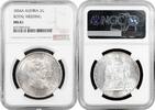 EUROPE 2 gulden 1854 Austria 2 gulden 1854, NGC MS61, 'Wedding of Franz ... 12,465.53 元  ＋  304.04 元 运费