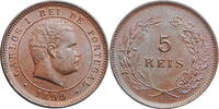 5 reis Portugal 5 reis 1899, BU, King Carlos I (1889 - 1908) -