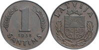 1 santims Latvia 1 santims 1938, AU, First Republic (1922 - 1940) -