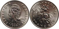 20 francs French Polynesia 20 francs 1979, BU, French overseas collectivity (1965 - 2018) -