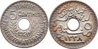 5 centimes Tunisia 5 centimes AH 1338 (1920), BU, French protectorate (1890 - 1957) -