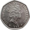 50 pence Isle of Man 50 pence 1985 AA, UNC, Christmas -
