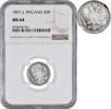 50 pennia Finland 50 pennia 1891 L, NGC MS64, Emperor Alexander III (1881 - 1894) -
