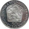 50 korun Czechoslovakia 50 korun 1970, PROOF, 100th Anniversary - Birth of Vladimir Lenin -