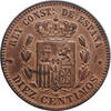 10 centimos Spain 10 centimos 1878 OM, AU, King Alfonso XII (1875 - 1885) -