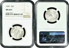25 cents USA quarter dollar (25 cents) 1929, NGC MS64+, Standing Liberty Quarter -