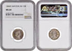 10 rappen Switzerland 10 rappen 1884 B, NGC MS64, Confoederatio Helvetica (1850 - 1916) -