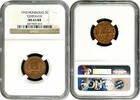 2 centavos Honduras 2 centavos 1910, NGC MS63 RB, Peso (1871 - 1930) -