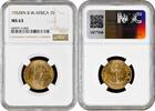 1 shilling British West Africa 1 shilling 1952 KN, NGC MS63, King George VI (1937 - 1952) -