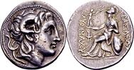 tetradrachm Circa 288-281 BC. Ancient Greek Kingdom of Thrace. Lysimachos Gutes sehr schön
