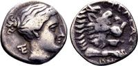 drahm Ca.  MÖ 350-320.  Antik Yunan Karia, Knidos.  Sehr Schon 300,00 EUR + 12,50 EUR kargo