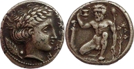 Ancient Greek didrachm Sicily, Naxos
