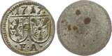 Salzburg, Erzbistum Einseitiger Pfennig 1717 Franz Anton von Harrach, 1709 - 1727 EF, min. fleckig