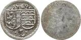 Salzburg, Erzbistum Einseitiger Pfennig 1729 Leopold Anton Eleutherius von Firmian 1727 - 1744 Seltene Variante, VF-EF