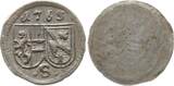 Salzburg, Erzbistum Einseitiger Pfennig 1763 Sigismund III., Graf von Schrattenbach, 1753 - 1771 EF