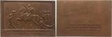 Königreich Württemberg, Stadt Suttgart Bronzeplakette 1910 v. Mayer & Wilhelm, Neujahrsplakette UNC-, mattiert