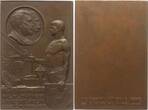 Königreich Württemberg, Stadt Suttgart Bronzeplakette 1905 v. Mayer & Wilhelm, Neujahrsplakette UNC-, mattiert