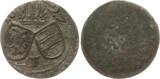 RDR, Haus Habsburg Einseitiger 2 Pfennig 1627 Ferdinand II., 1619 - 1637, Wien Selten, VF+