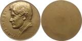 Österreich Einseitige Bronzemedaille o.J. von Josef Prinz, a.d. Schauspieler und Mundartdichter Karl Jäger, 1871 - 1960 Sehr selten, EF