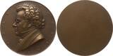 Österreich, 1. Republik Große einseitige Bronzemedaille o.J. (1928) von Arnold Hartig, a.d. 100. Todestag von Franz Schubert, 1797 - 1828 AU, mattiert, winz. Kr., winz. RF