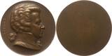 Österreich, 1. Republik Einseitige Bronzemedaille o.J. (1931) von Arnold Hartig, a.d. 175 Geburtstag von Wolfgang Amadeus Mozart, 1756 - 1791 AU, mattiert, min. Kr., winz. RF